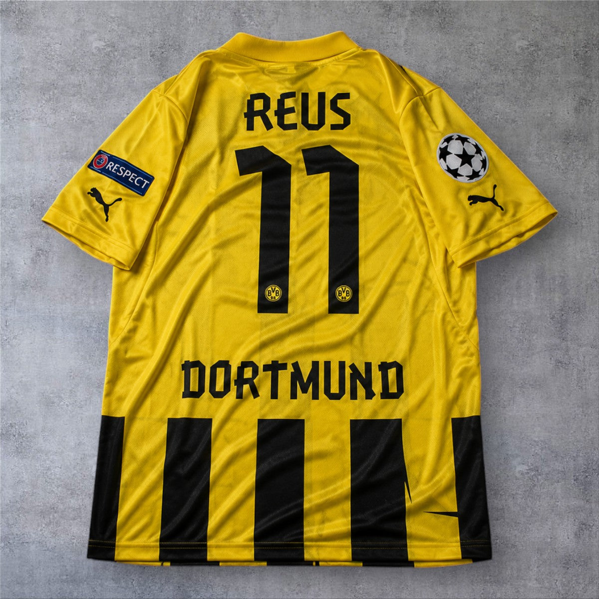 Reus 11 Dortmund Home 2012/13 Champions League retro football shirt