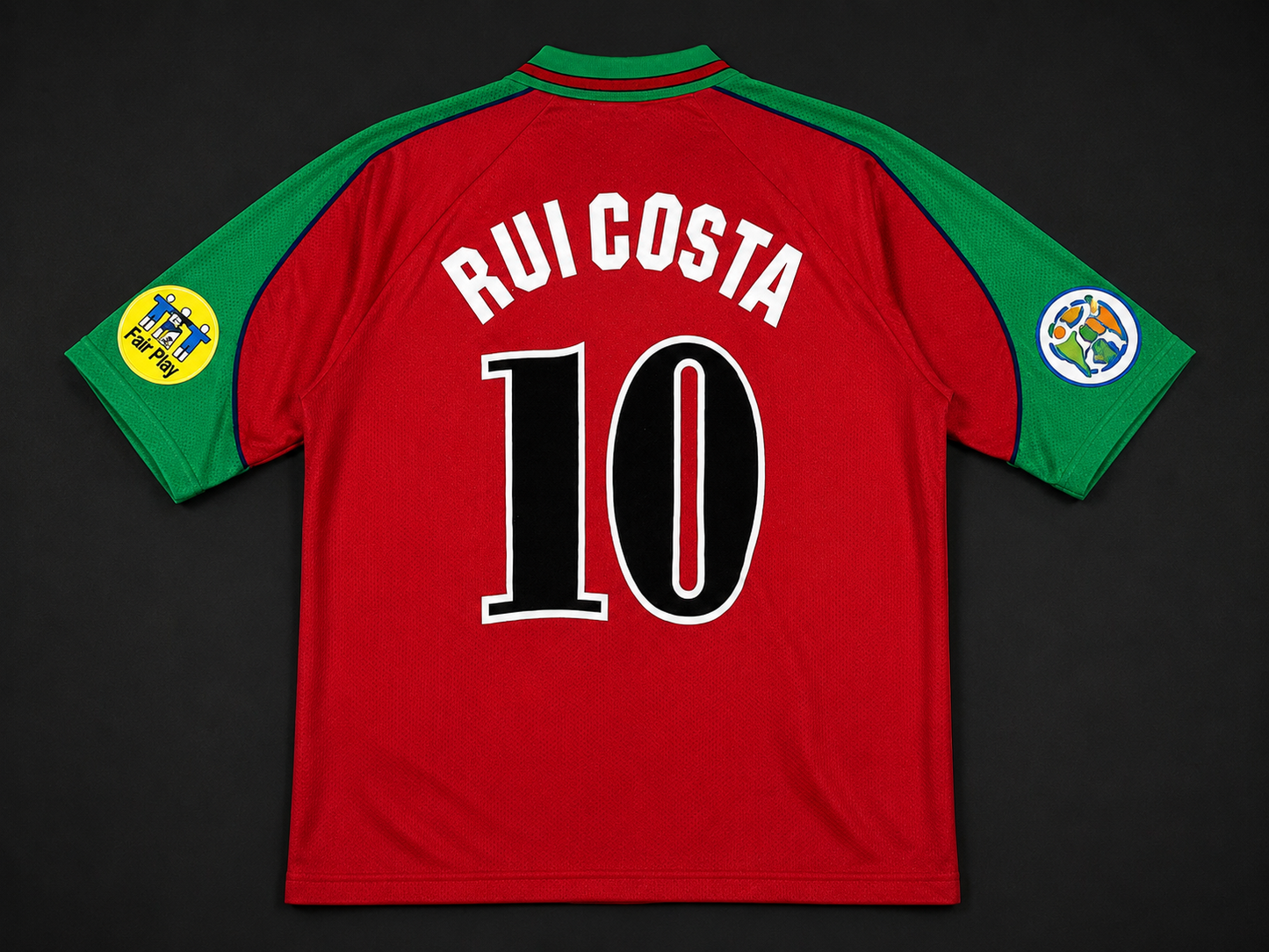 Rui Costa 10 - Portugal Home 1996 Euro