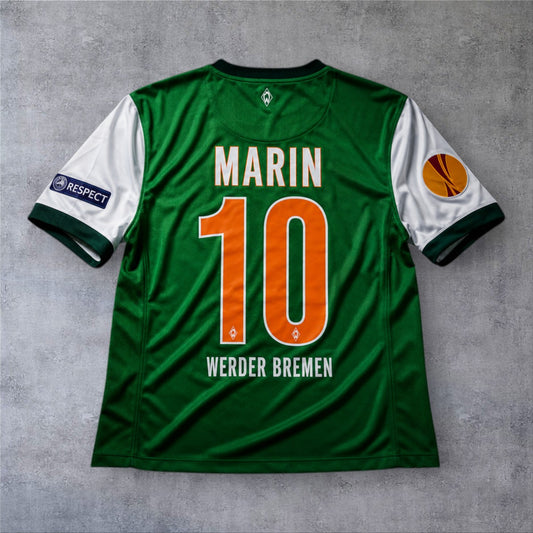 Marin 10 Werder Bremen Home 09/10 Europa League retro football shirt