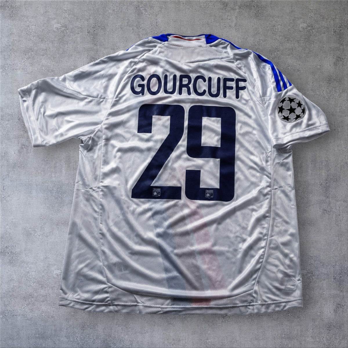 Gourcuff 29 Lyon 2010/11 Home Champions League retro football shirt
