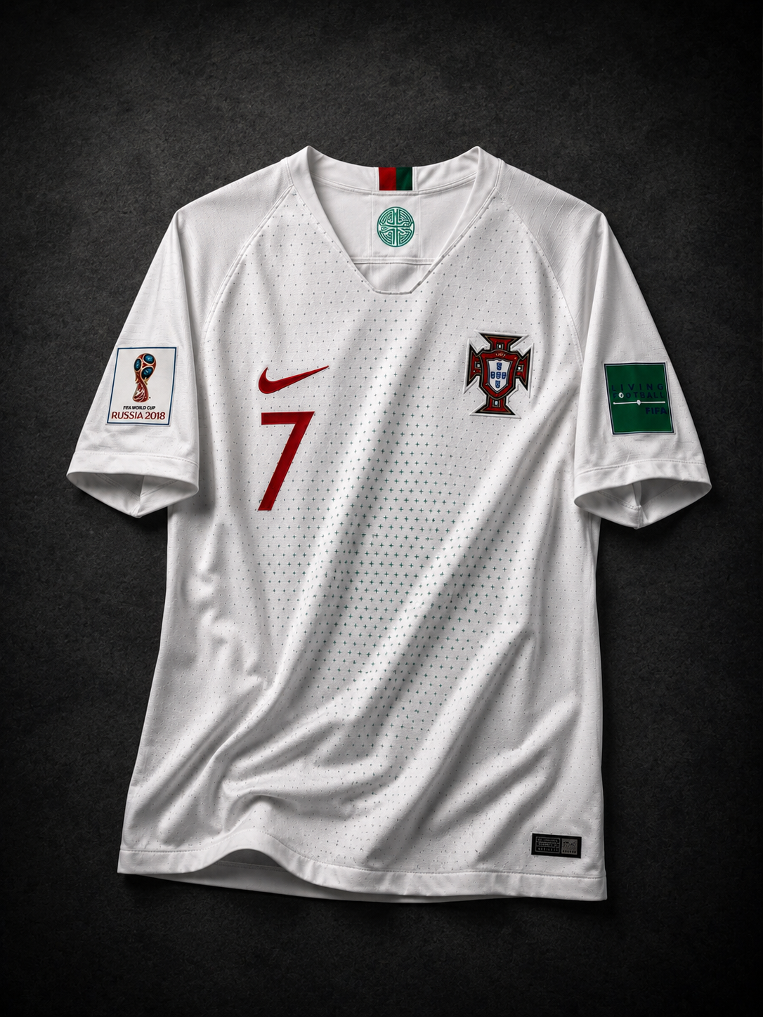 Ronaldo 7 - Portugal Away 2018 World Cup