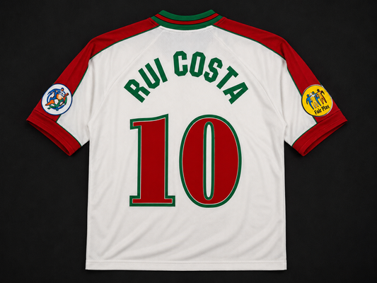 Rui Costa 10 - Portugal Away 1996 Euro