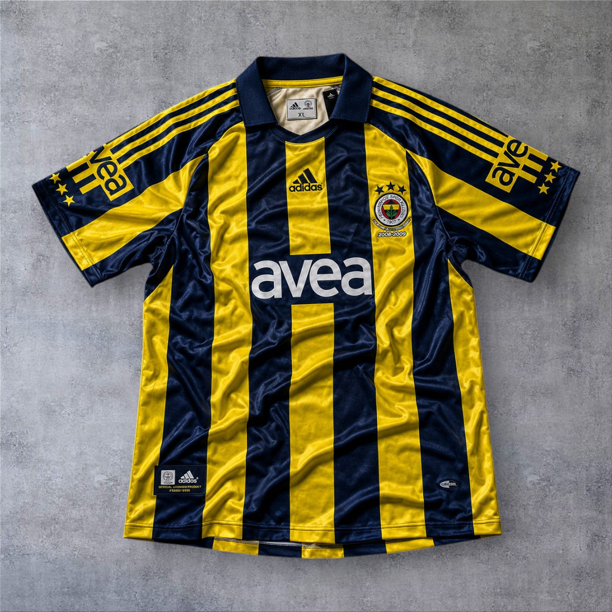 Alex 10 Fenerbahce 2008/09 Home retro football shirt