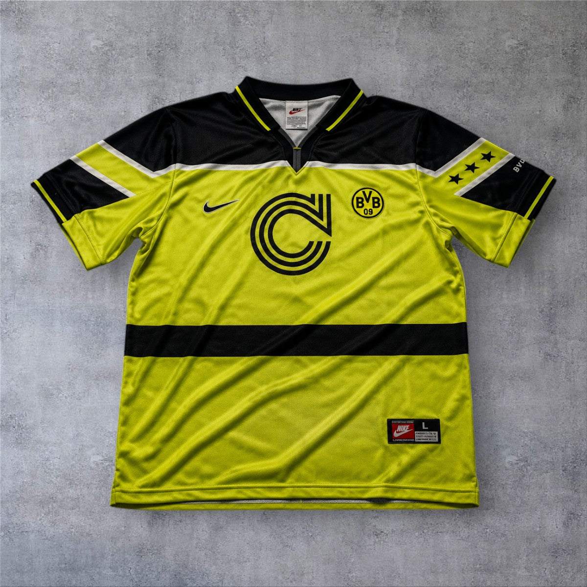 Moller 10 Borussia Dortmund Home 1996/97 UCL Final retro football shirt