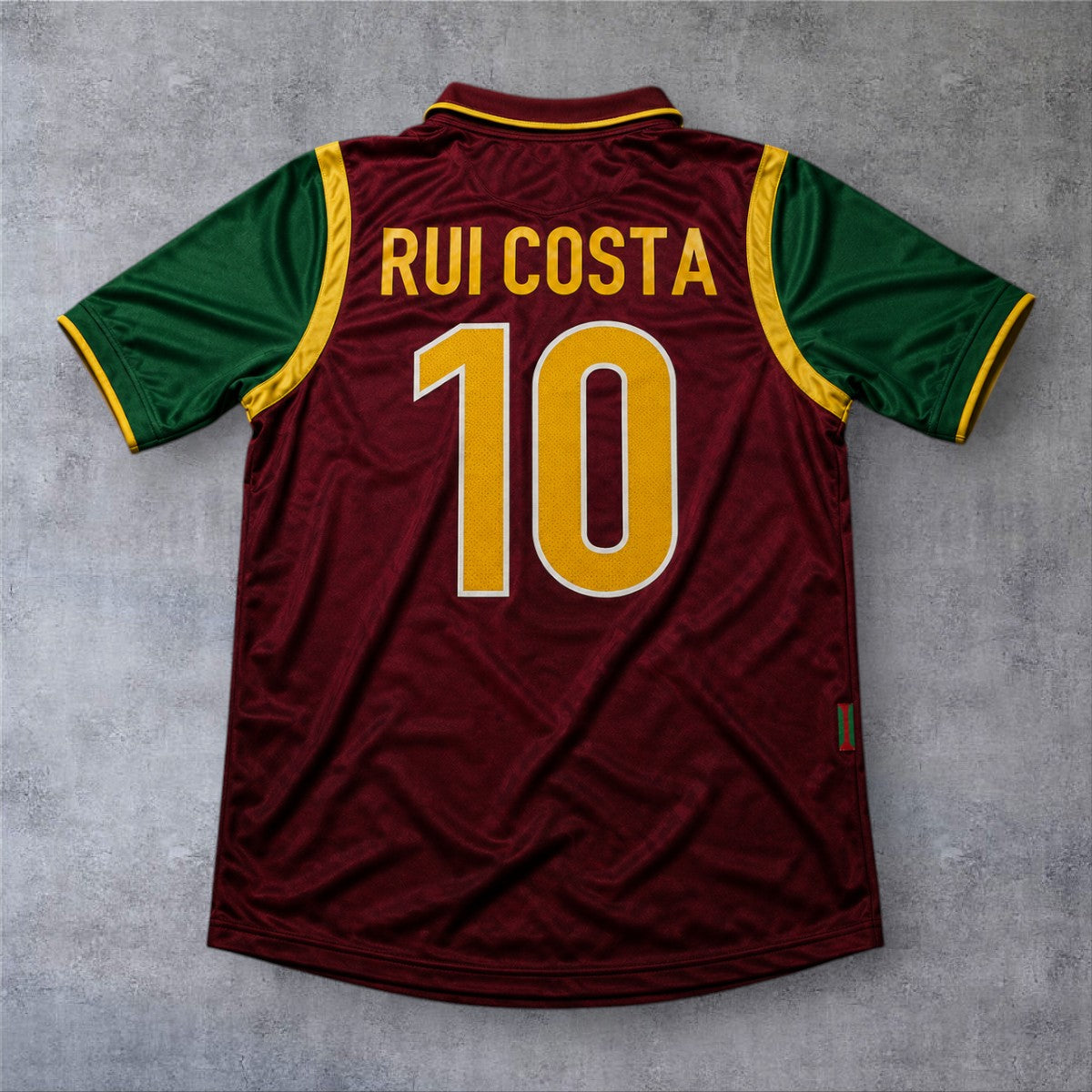 Rui Costa 10 Portugal Home 1998 retro football shirt