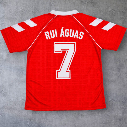 Rui Águas 7 Benfica Home 1990 retro football shirt