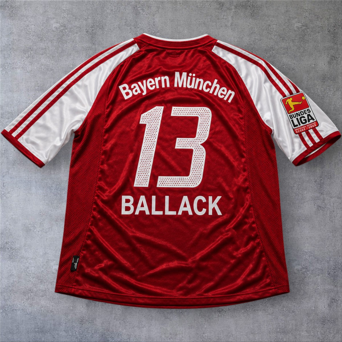 Ballack 13 Bayern Home 2003/04 Bundesliga retro football shirt
