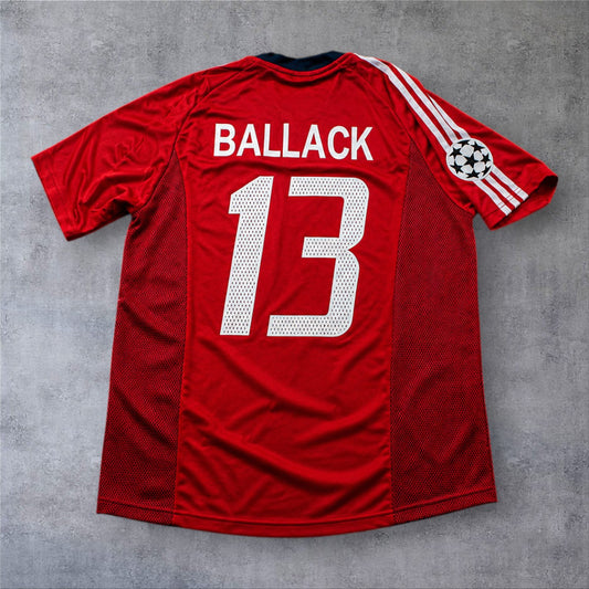 Ballack 13 Bayern Home 2002/03 Champions League retro football shirt