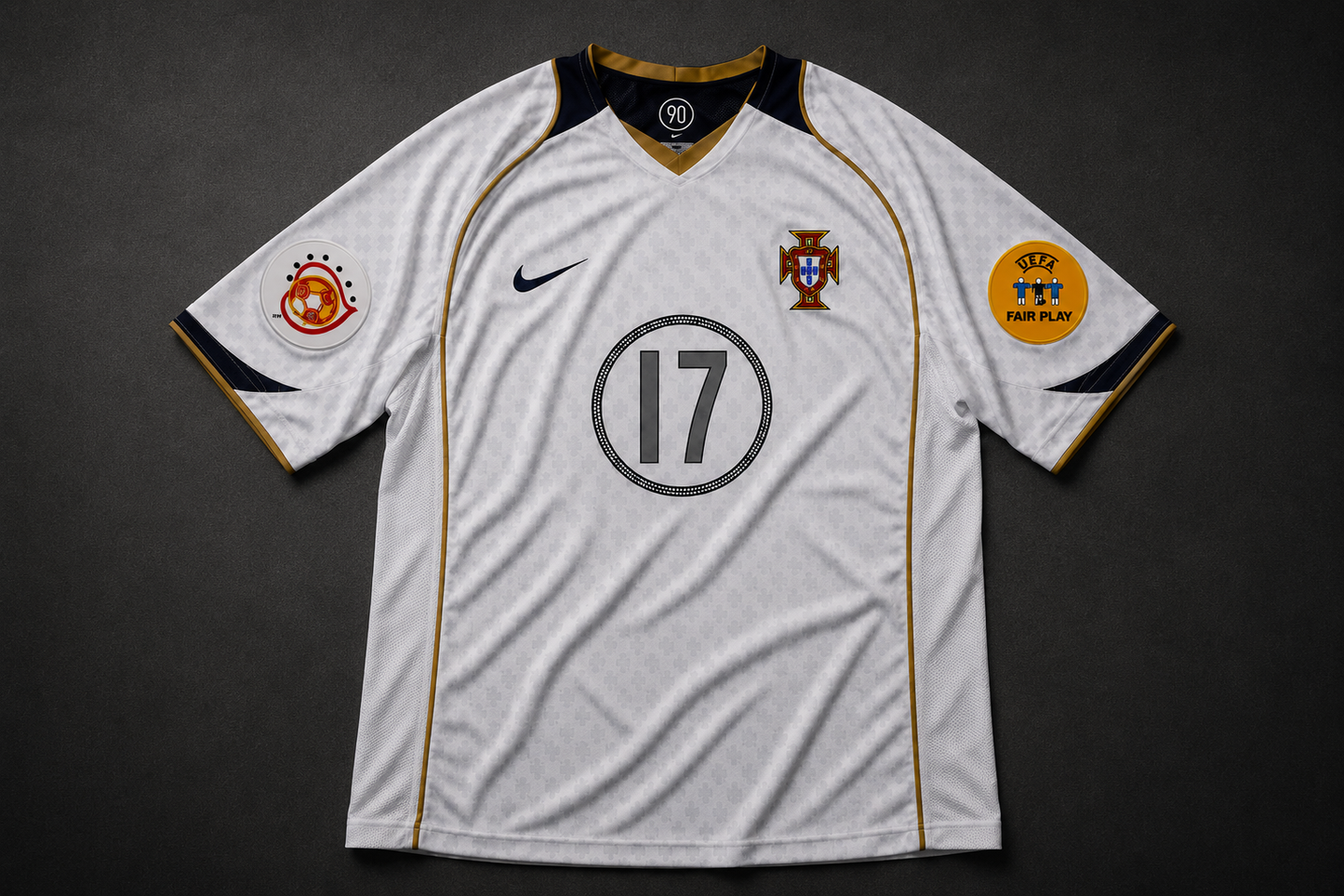 Ronaldo 17 - Portugal Away 2004 Euro