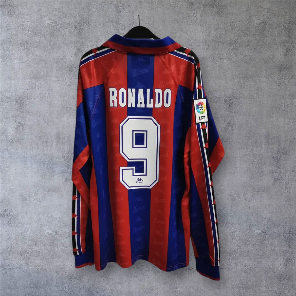 Ronaldo 9 - Barcelona 1995/1996 Home La Liga