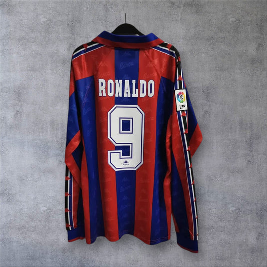 Ronaldo 9 - Barcelona 1995/1996 Home La Liga