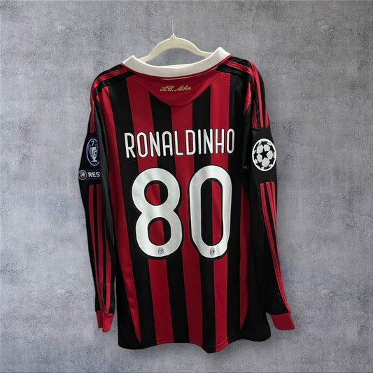 Ronaldinho 80 - Ac Milan 2009/2010 Home Champions League