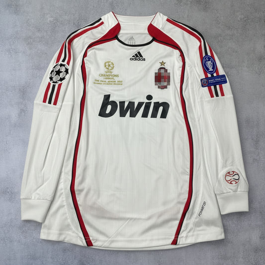 Kaká 22 Ac Milan 2006/2007 Away Champions League retro football shirt