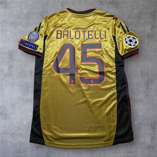 Balotelli 45 - Ac Milan 2013/2014 Third Kit Champions League