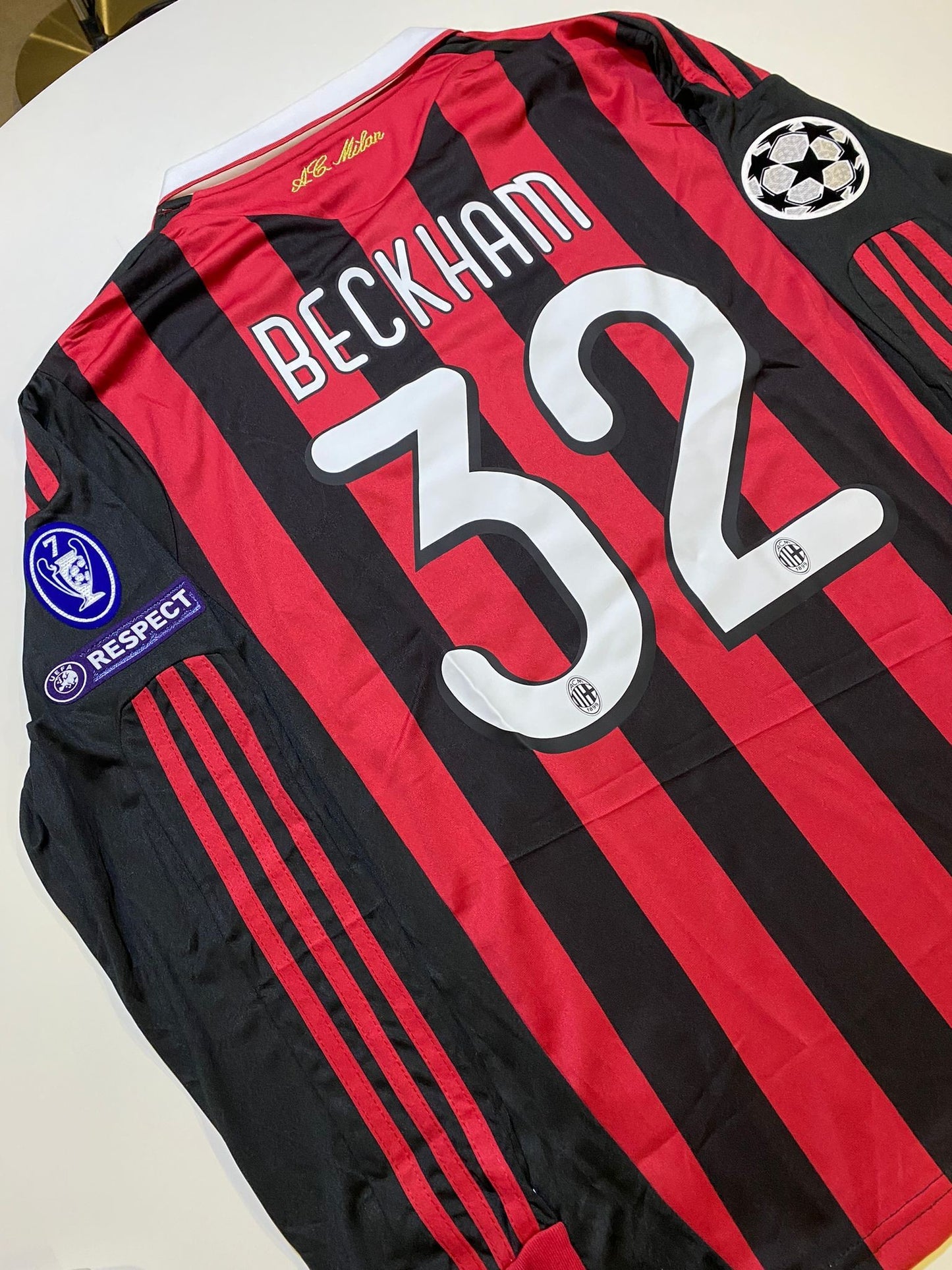 Beckham 32 - Ac Milan 2009/2010 Home Champions League