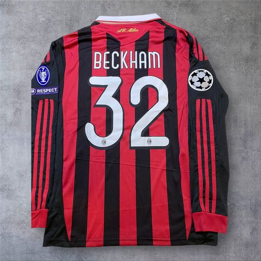 Beckham 32 - Ac Milan 2009/2010 Home Champions League