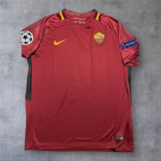 Nainggolan 4 Roma Home 2017/2018 Champions League retro football shirt