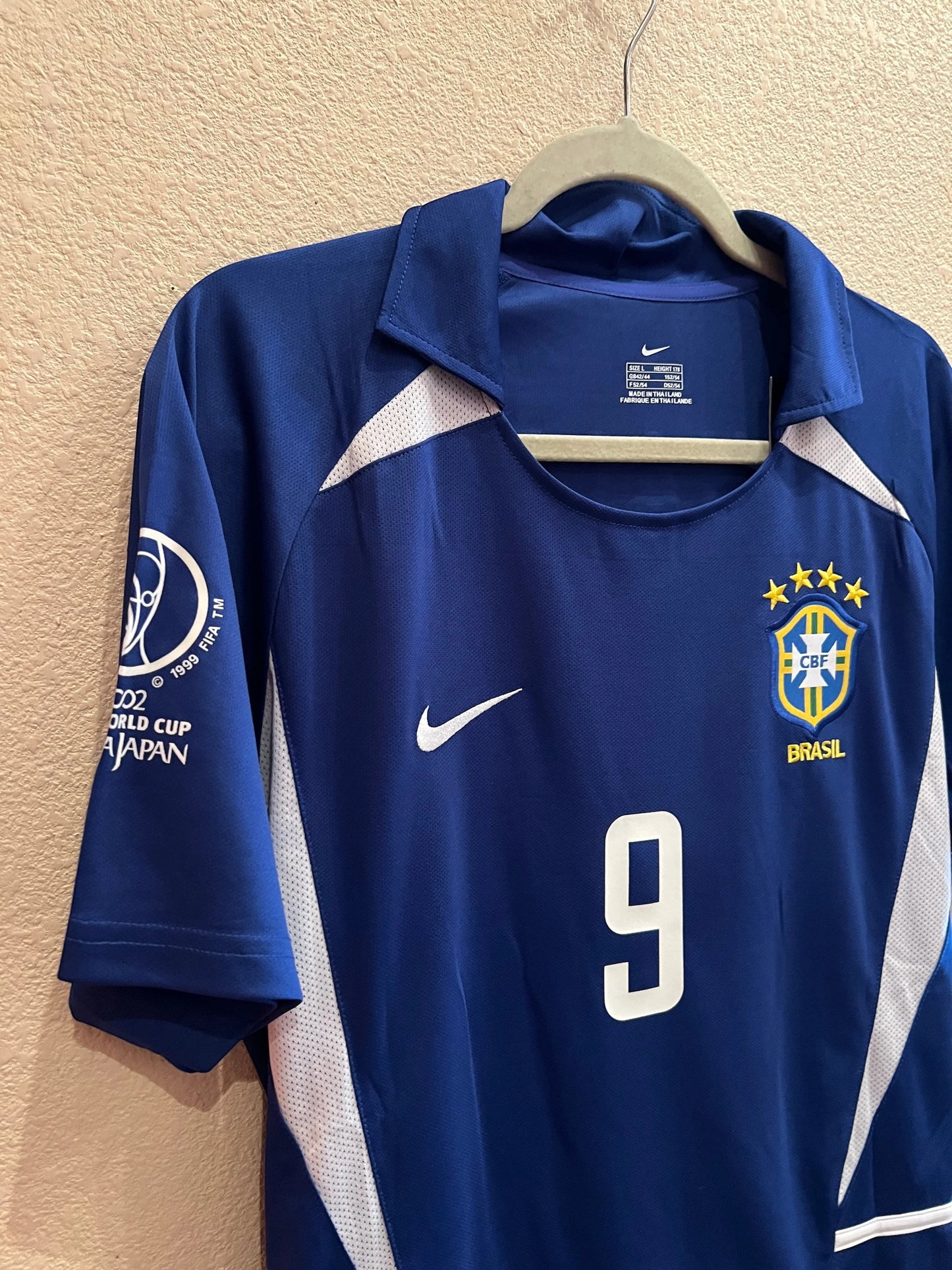 Ronaldo 9 Brazil 2nd kit  -  World Cup 2002 Korea&Japan