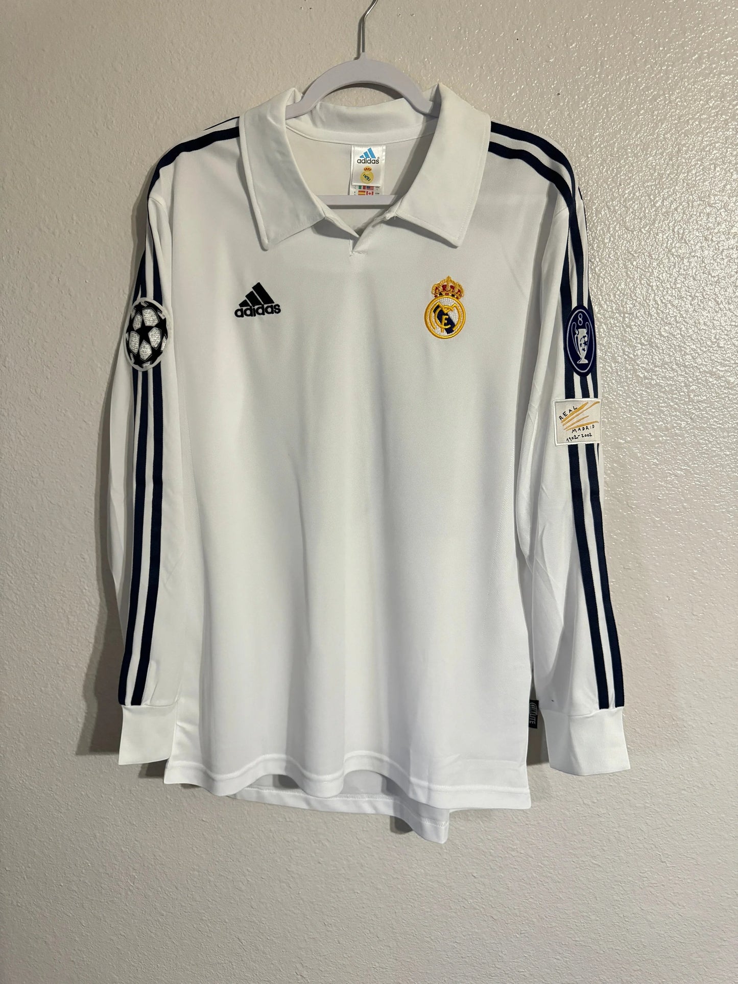 Figo 7 - Real Madrid 2001/2002 Home Champions League  - COPIE