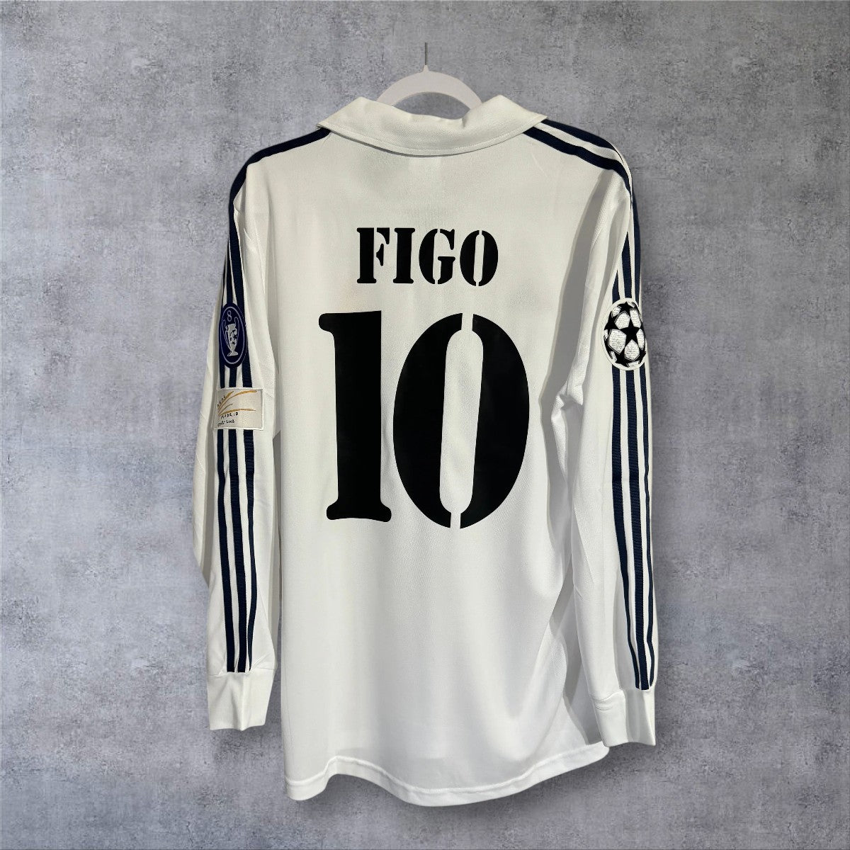 Figo 7 - Real Madrid 2001/2002 Home Champions League  - COPIE