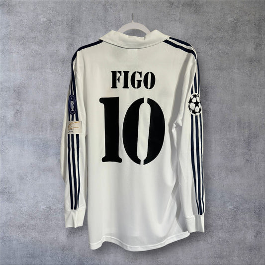 Figo 7 - Real Madrid 2001/2002 Home Champions League  - COPIE