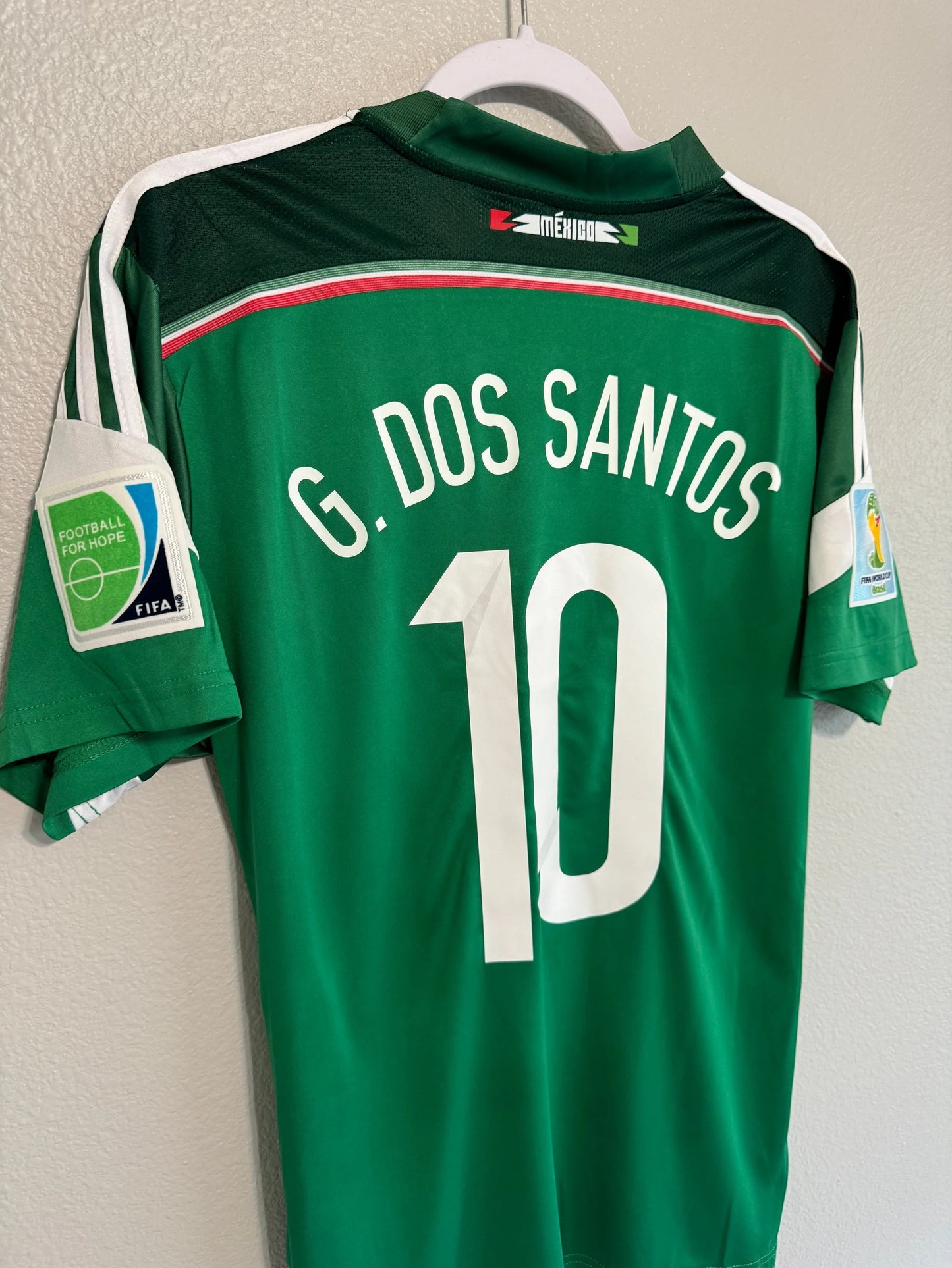 Giovani dos Santos 10 - Mexico Home 2014 World Cup