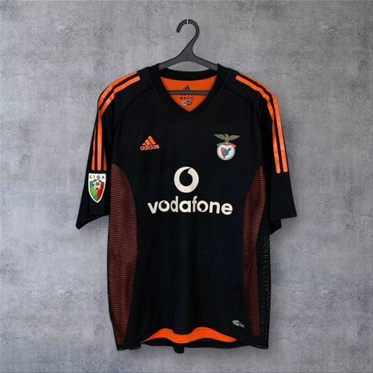 Fehér 29 SL Benfica 2002/03 Liga BWIN retro football shirt