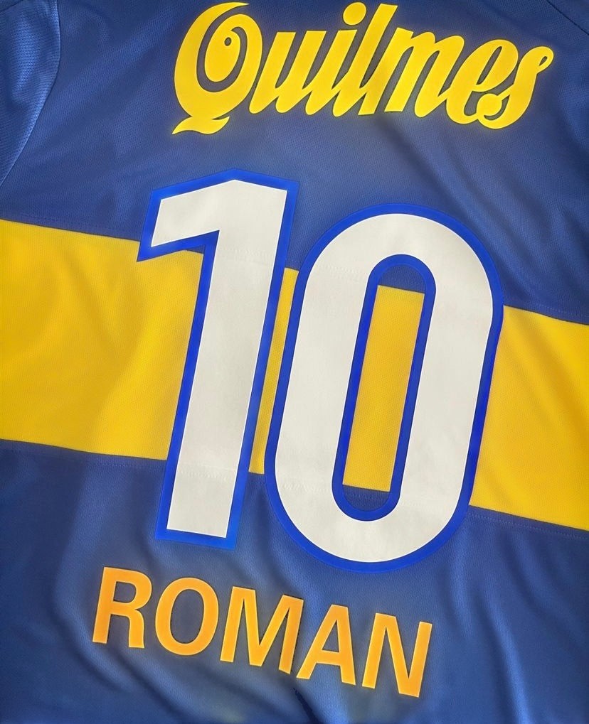 "Roman" Riquelme 10 Boca Juniors Home 1999/00 retro football shirt
