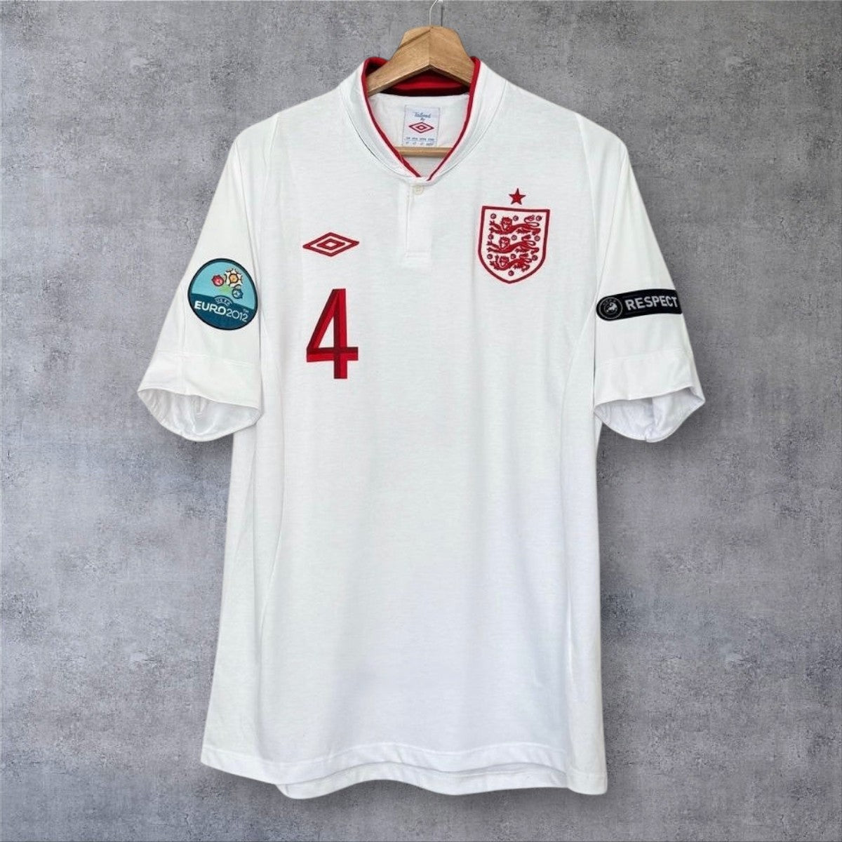 Gerrard 8 - England Home Kit Euro 2012