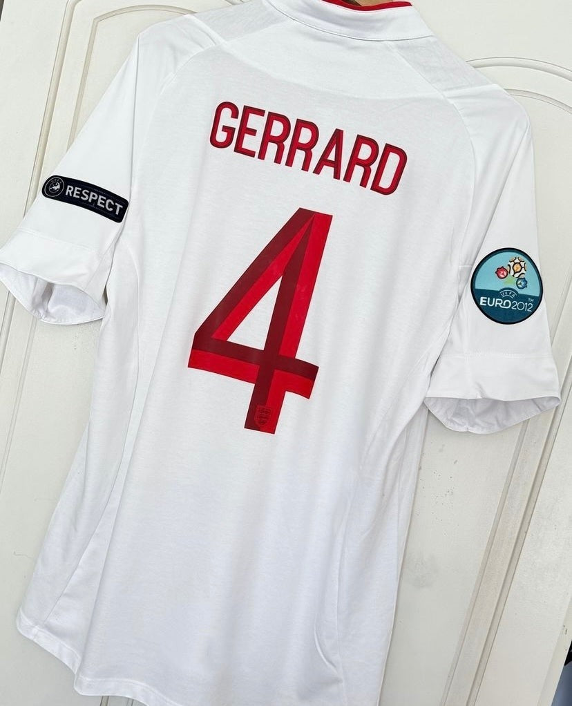 Gerrard 8 - England Home Kit Euro 2012