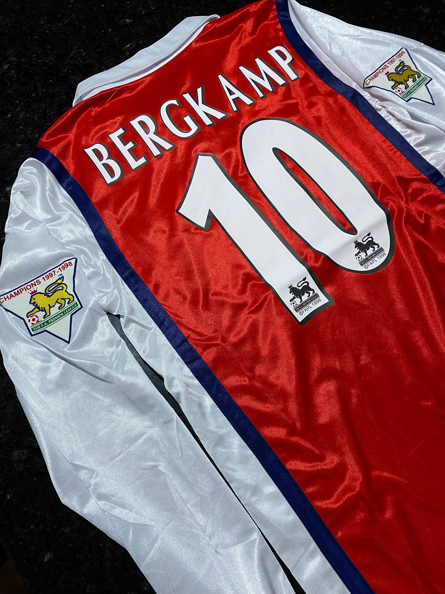 Bergkamp 10 Arsenal 1998/99 Premier League
