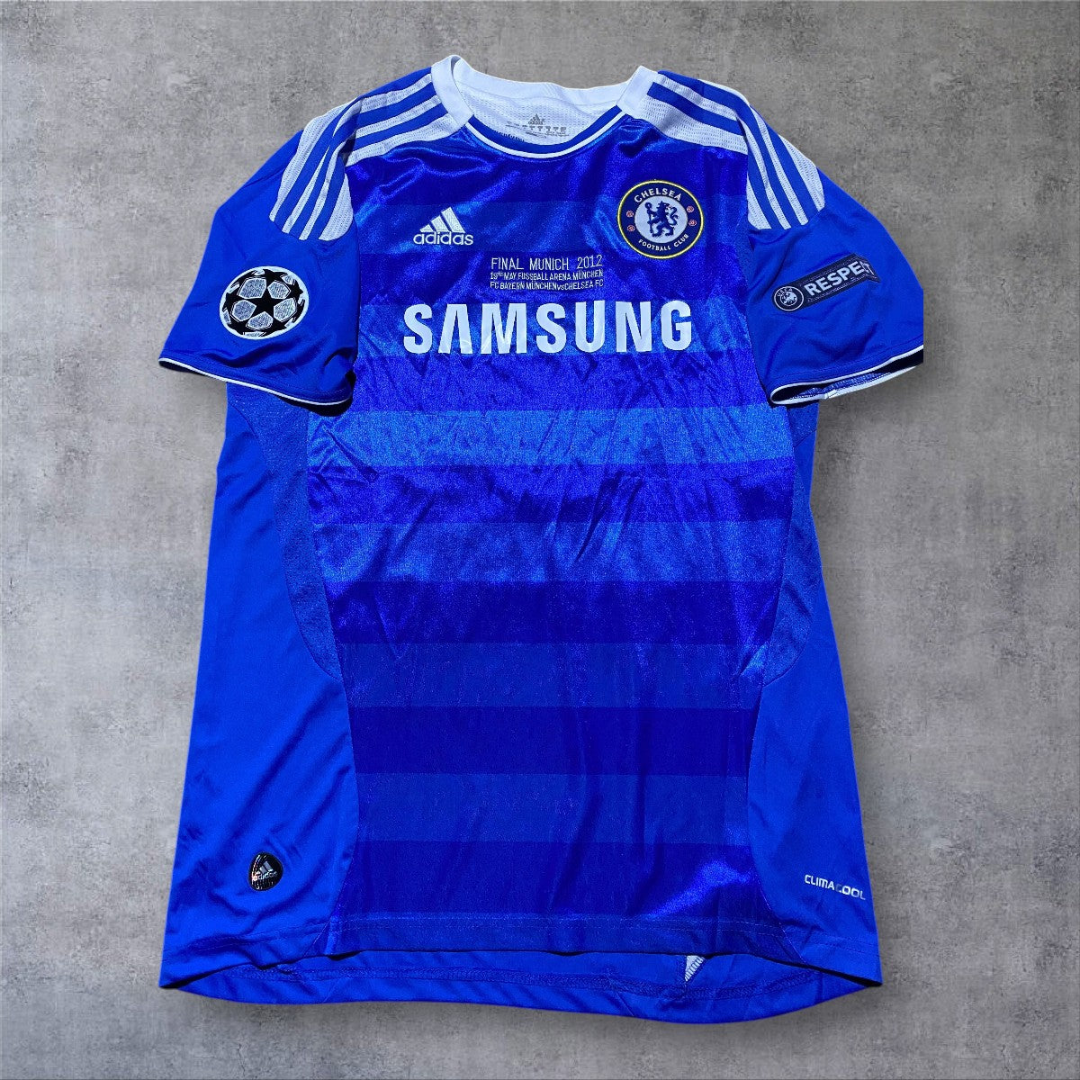 Frank Lampard Chelsea Champions League Final Munich 2012 retro football shirt