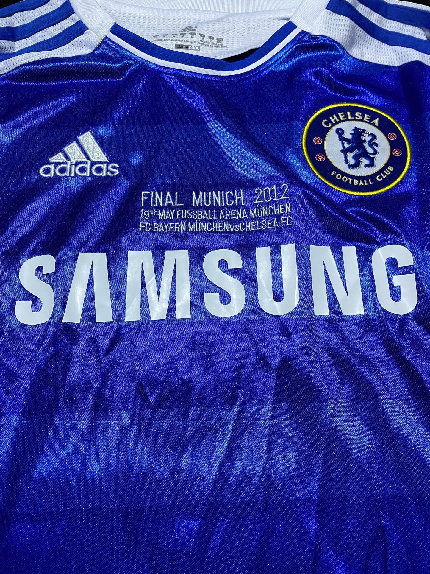 Frank Lampard Chelsea Champions League Final Munich 2012 retro football shirt