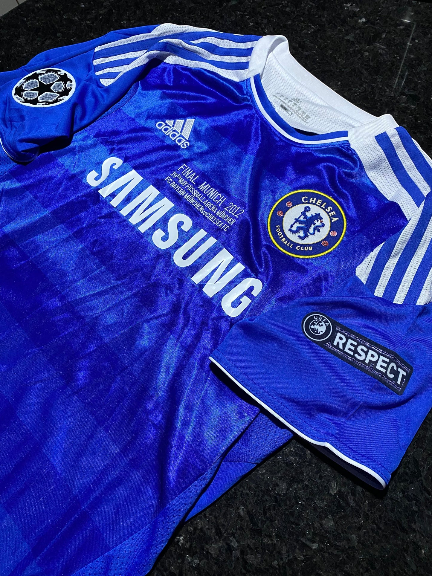 Frank Lampard Chelsea Champions League Final Munich 2012 retro football shirt