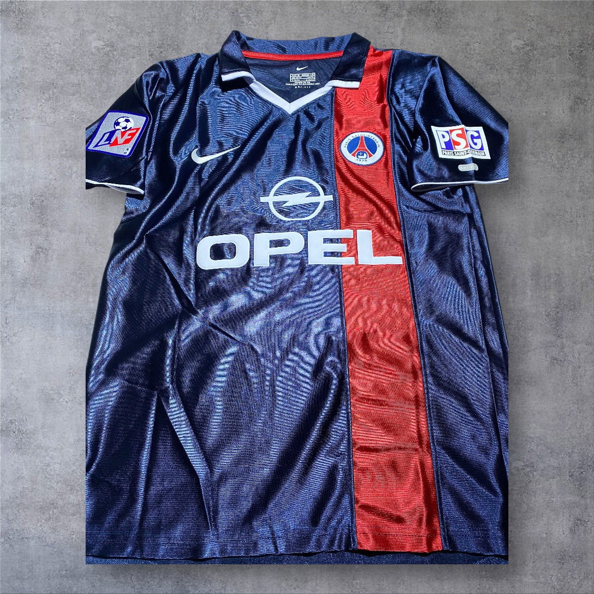Jay-Jay Okocha 10 PSG 2002/03 Ligue 1 retro football shirt