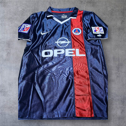 Jay-Jay Okocha 10 PSG 2002/03 Ligue 1 retro football shirt