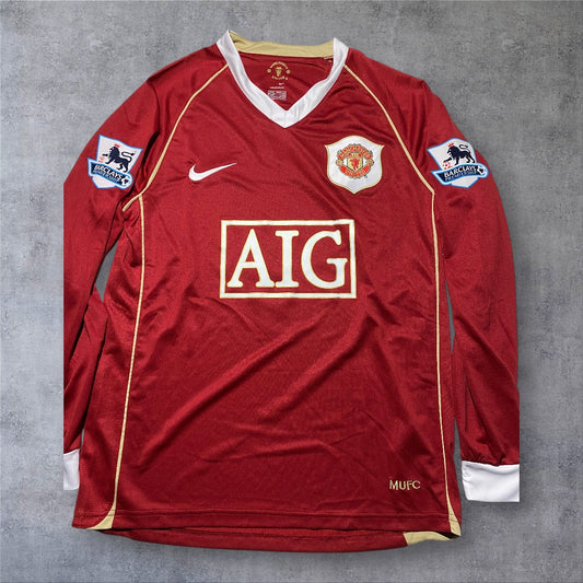 Ronaldo 7 Manchester United 2006/07 Premier League retro football shirt