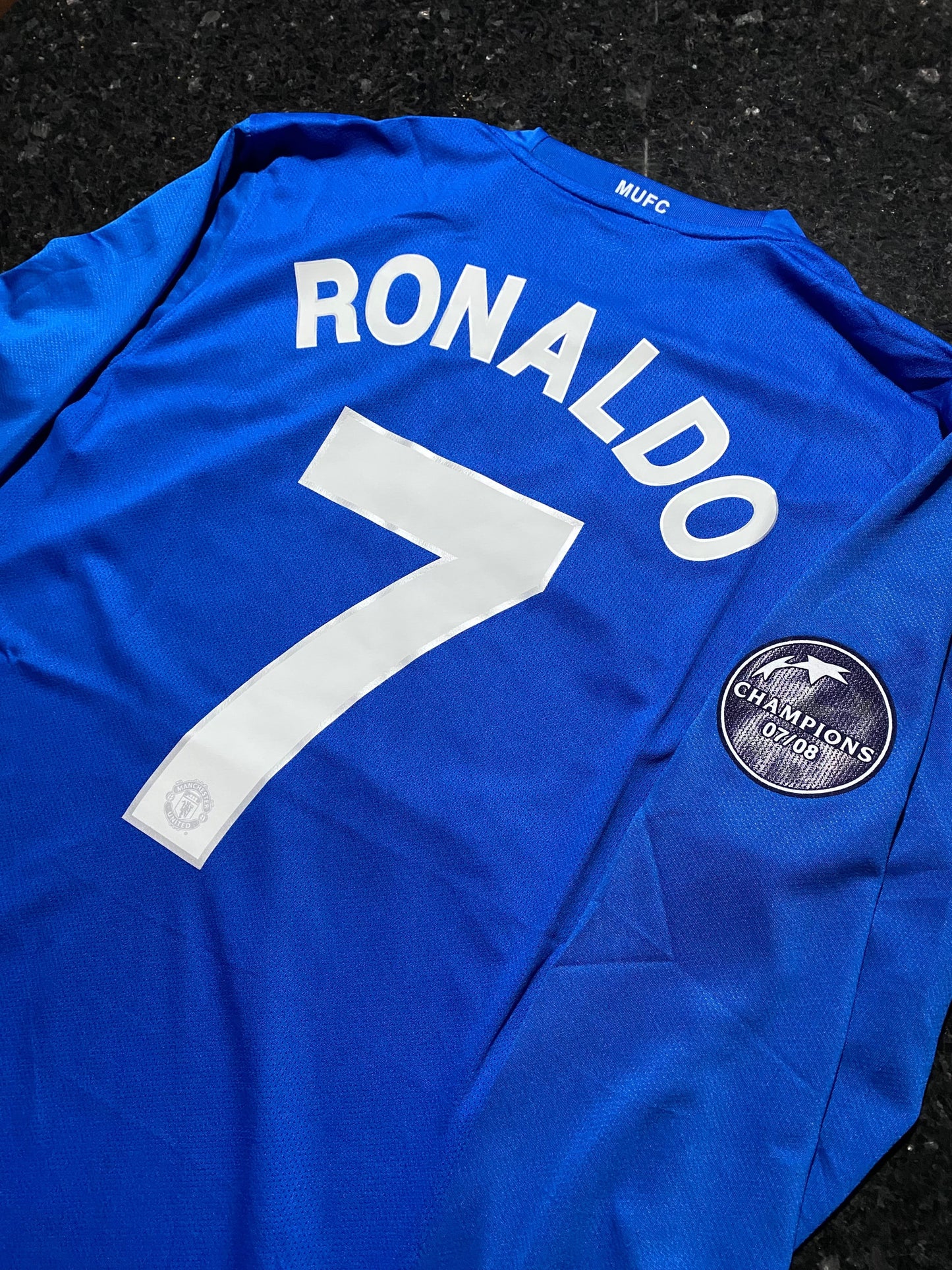 Ronaldo 7 Manchester United 2008/09 Champions League retro football shirt