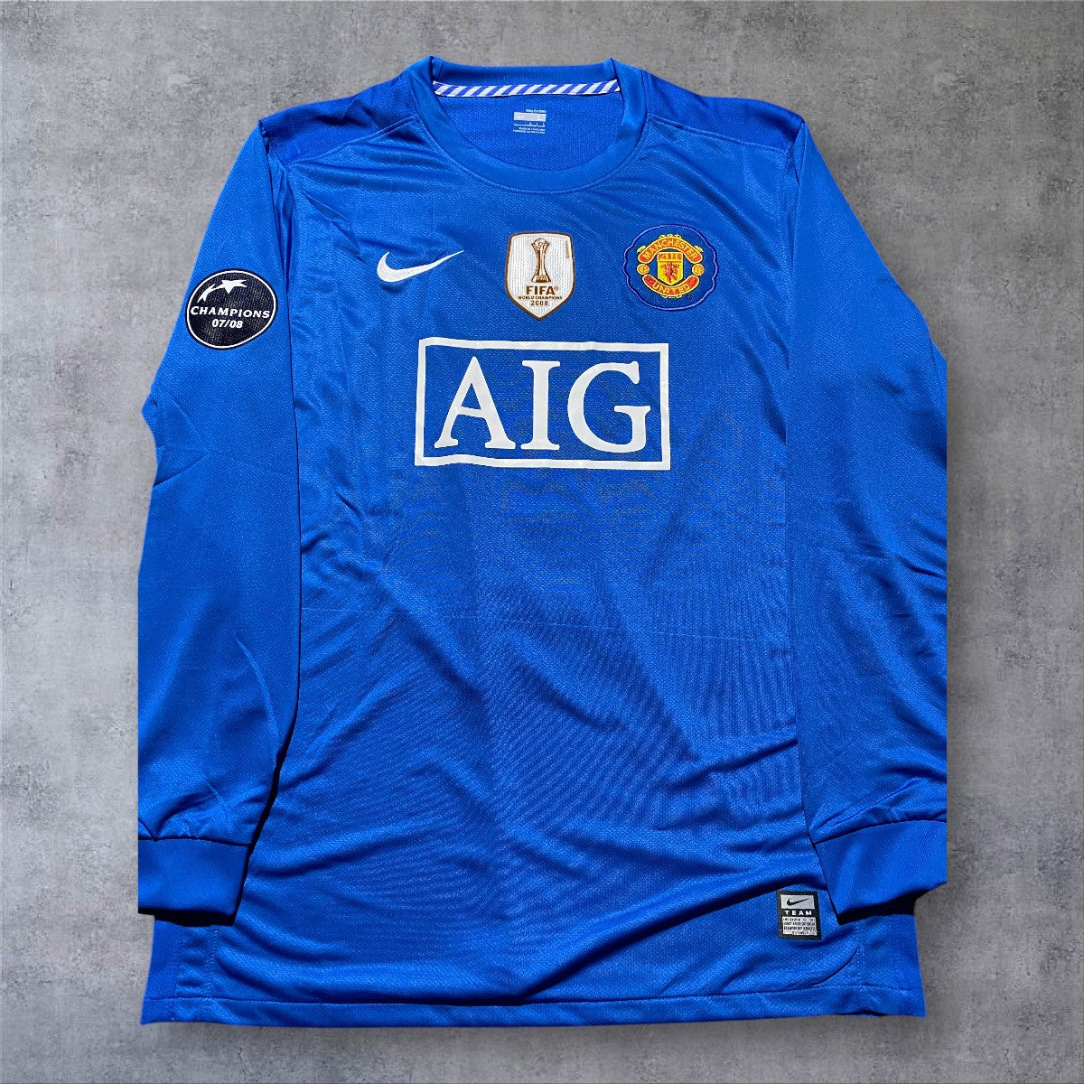 Ronaldo 7 Manchester United 2008/09 Champions League retro football shirt
