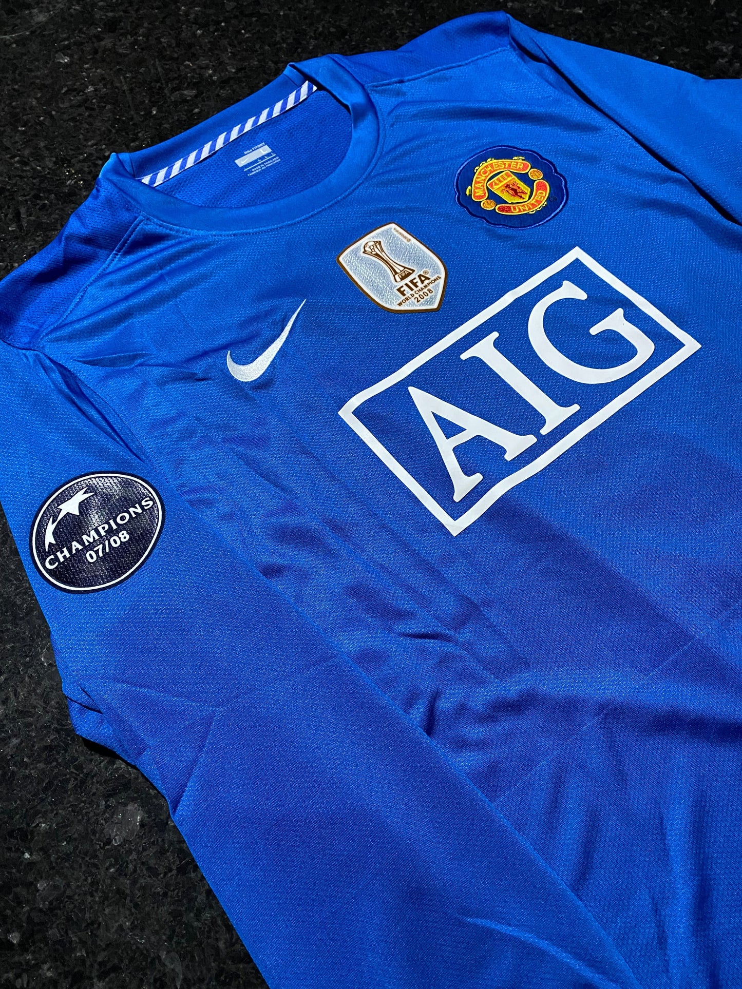 Ronaldo 7 Manchester United 2008/09 Champions League retro football shirt