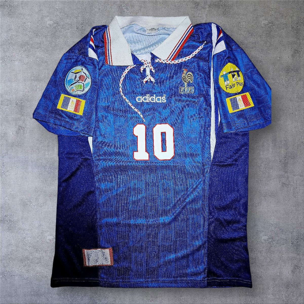 Zidane 10 - France Home 1996 Euro
