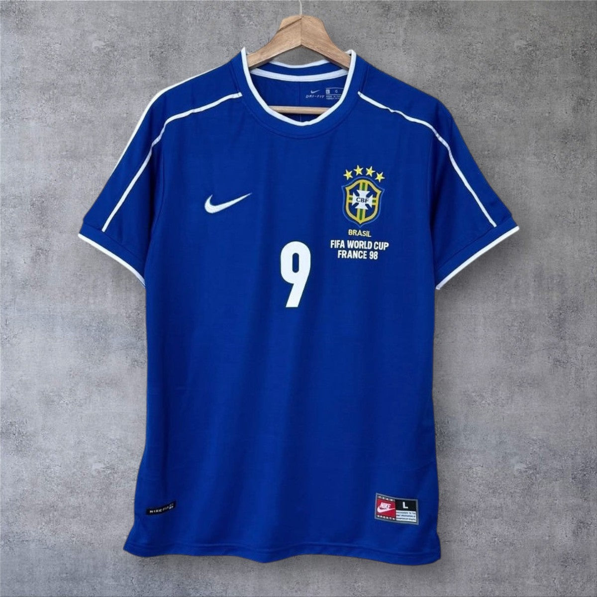 Ronaldo 9 - Brazil Away 1998 World Cup