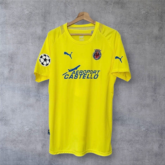 Riquelme 8 Villarreal 2005/06 Champions League retro football shirt