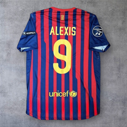 Alexis Sanchez 9 - Barcelona Home 2011/12 Champions League
