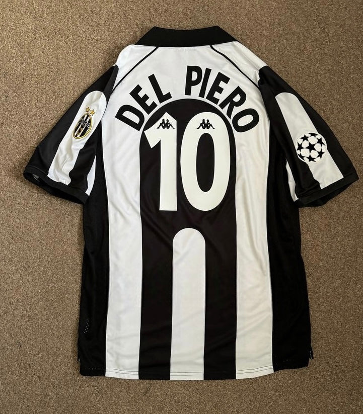 Del Piero 10 - Juventus Home 1997/1998 Serie A  - COPIE