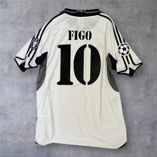 Figo 10 - Real Madrid 2000/2001 Home Champions League