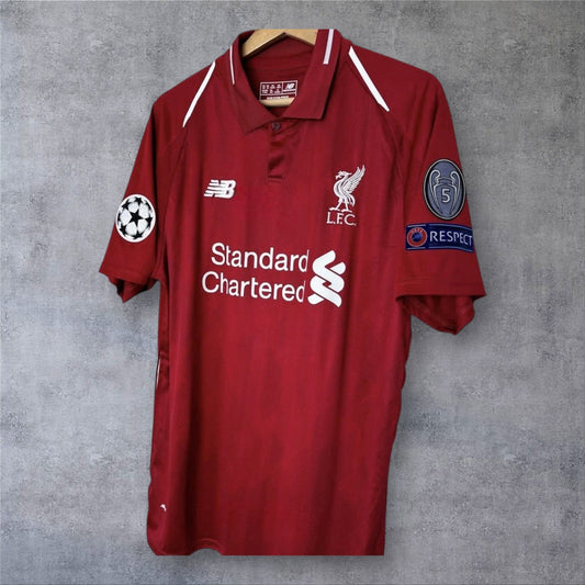 Virgil 4 Liverpool 2018-19 Champions League retro football shirt