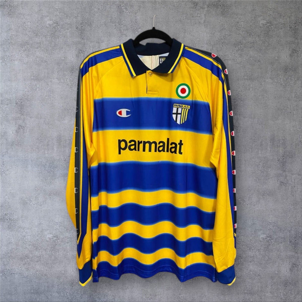 Adriano 9 Parma Home 2002/03 Serie A retro football shirt