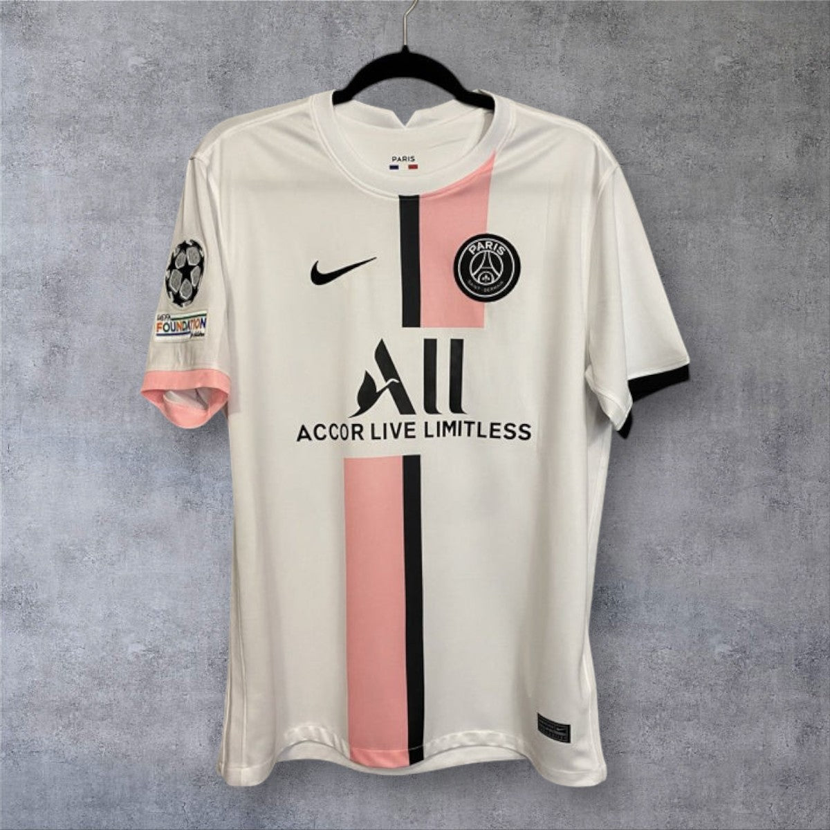 Messi 30 PSG Away 2021/22 Champions League retro football shirt
