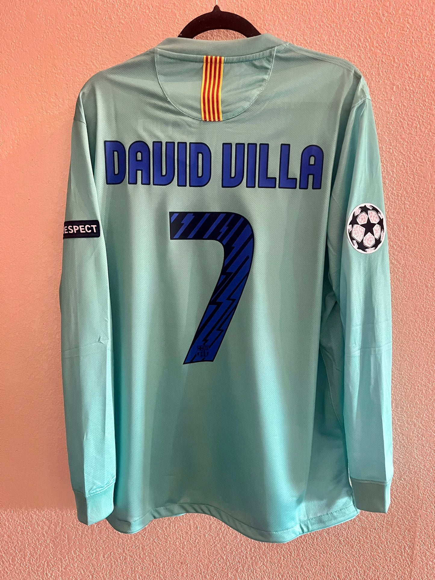 David Villa - Barcelona 2011/2012 Third Kit Champions League
